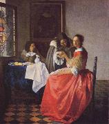 Johannes Vermeer Girl with the Wine Glass Spain oil painting artist